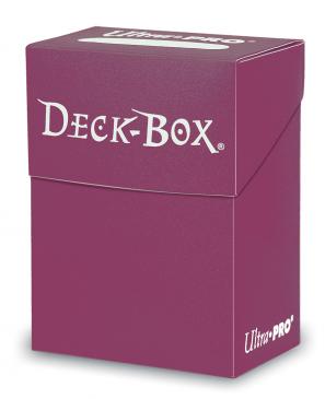 Ultra Pro Solid Color Deck Box - Blackberry